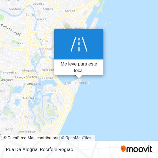 Rua Da Alegria mapa