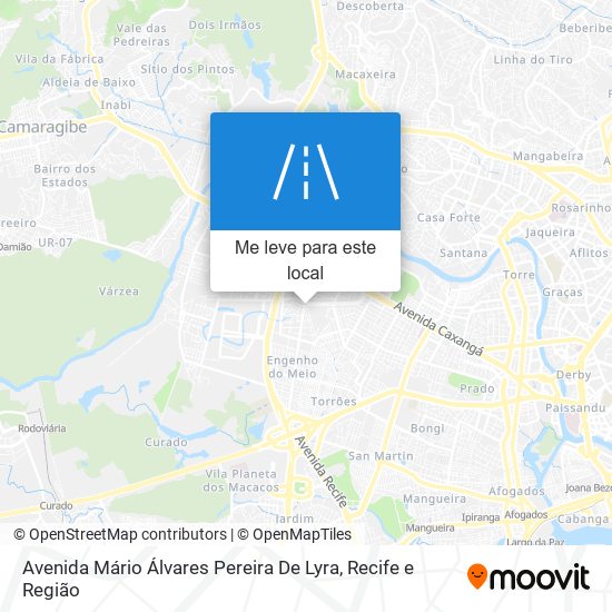 Avenida Mário Álvares Pereira De Lyra mapa