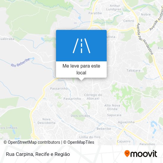 Rua Carpina mapa