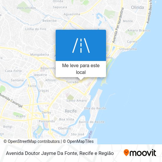 Avenida Doutor Jayme Da Fonte mapa