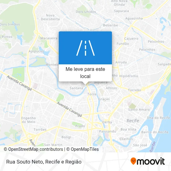 Rua Souto Neto mapa