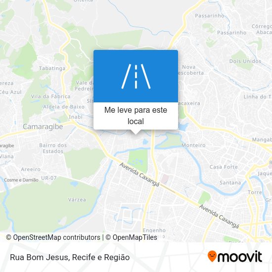 Rua Bom Jesus mapa