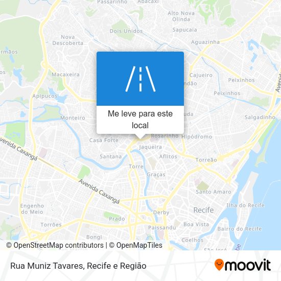 Rua Muniz Tavares mapa