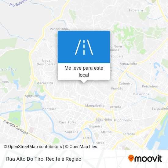 Rua Alto Do Tiro mapa