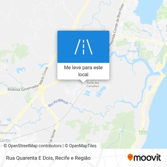 Rua Quarenta E Dois mapa
