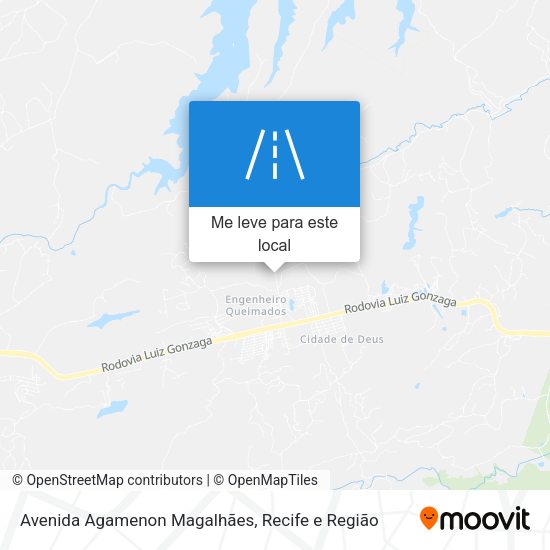 Avenida Agamenon Magalhães mapa