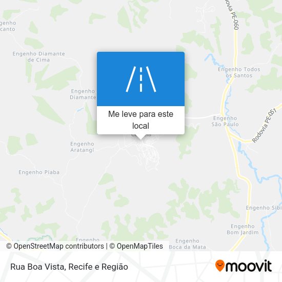 Rua Boa Vista mapa