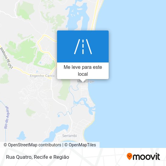 Rua Quatro mapa