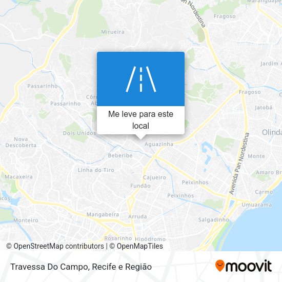 Travessa Do Campo mapa