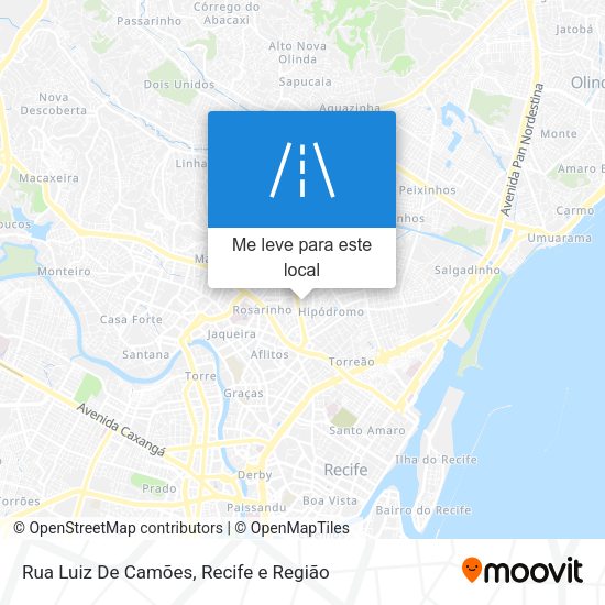 Rua Luiz De Camões mapa