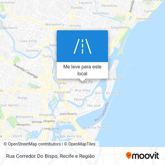 Rua Corredor Do Bispo mapa
