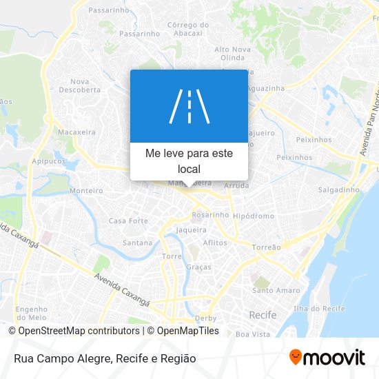 Rua Campo Alegre mapa
