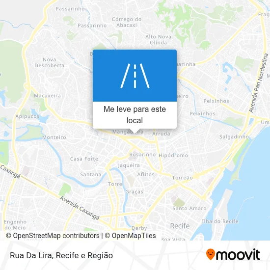 Rua Da Lira mapa