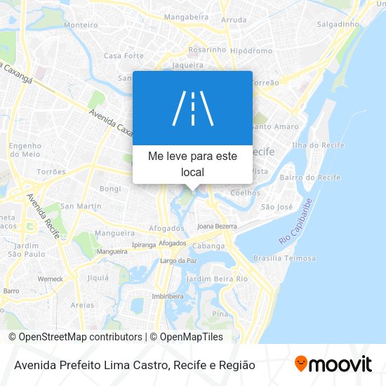 Avenida Prefeito Lima Castro mapa
