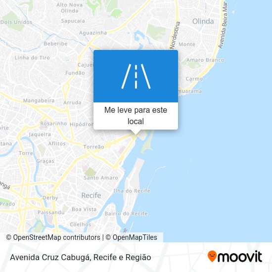 Avenida Cruz Cabugá mapa
