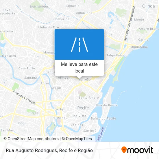 Rua Augusto Rodrigues mapa