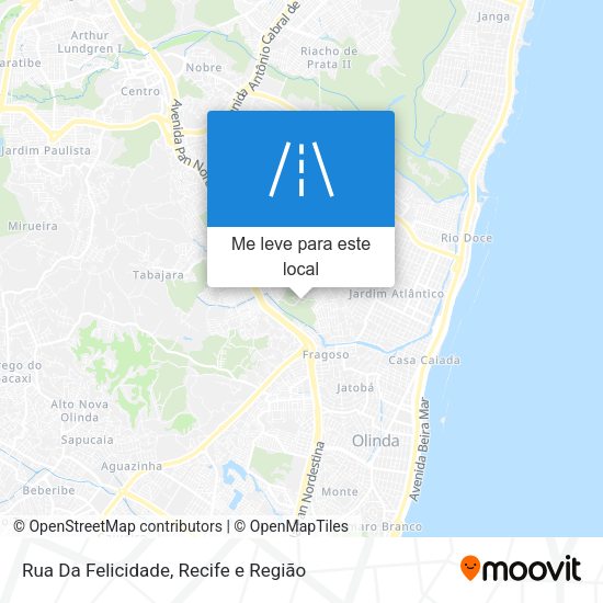 Rua Da Felicidade mapa