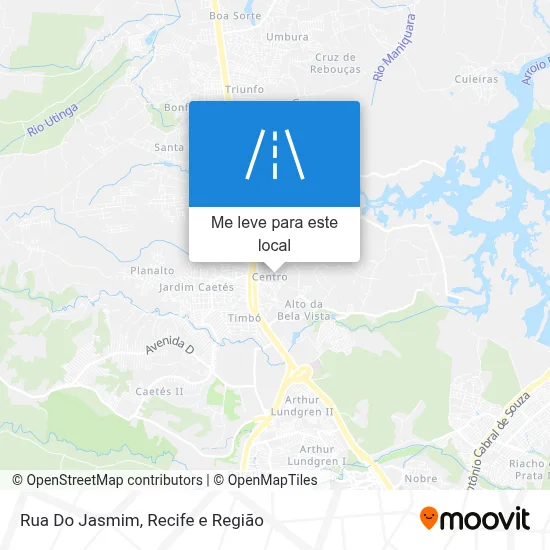 Rua Do Jasmim mapa