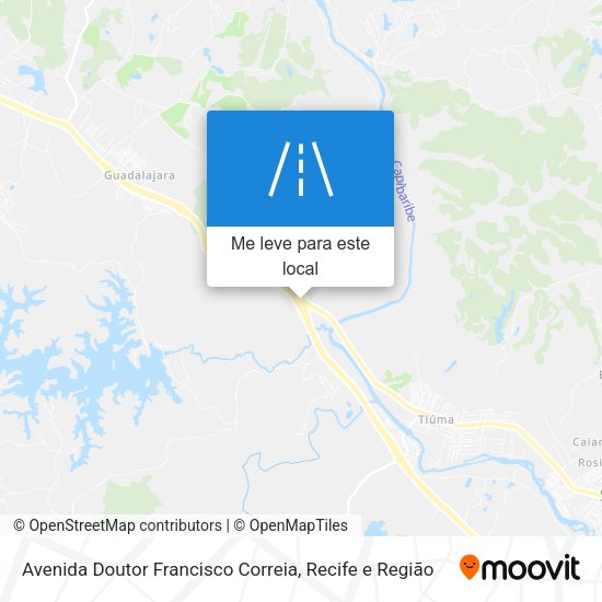 Avenida Doutor Francisco Correia mapa