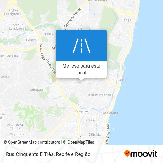 Rua Cinquenta E Três mapa