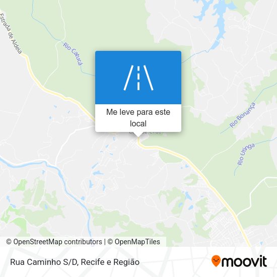 Rua Caminho S/D mapa
