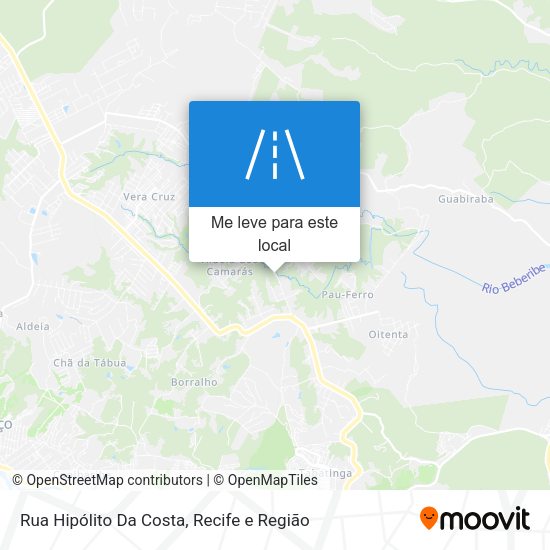 Rua Hipólito Da Costa mapa