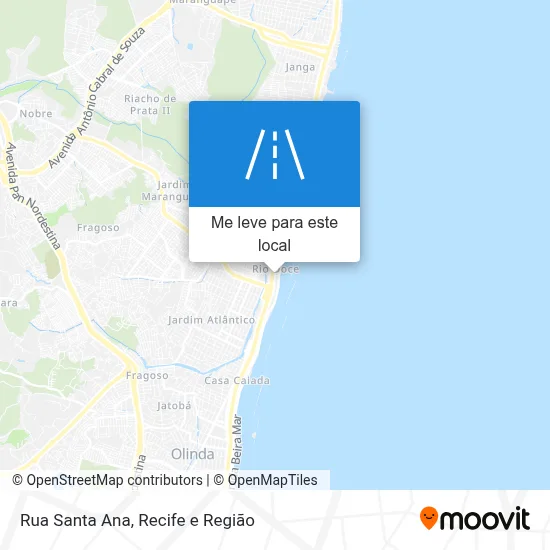 Rua Santa Ana mapa