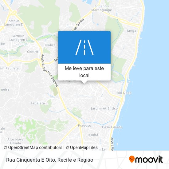Rua Cinquenta E Oito mapa