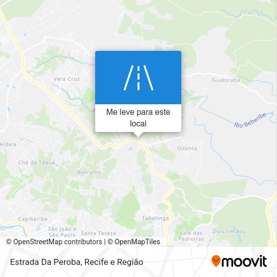 Estrada Da Peroba mapa