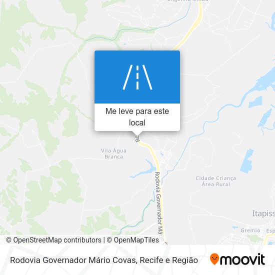 Rodovia Governador Mário Covas mapa