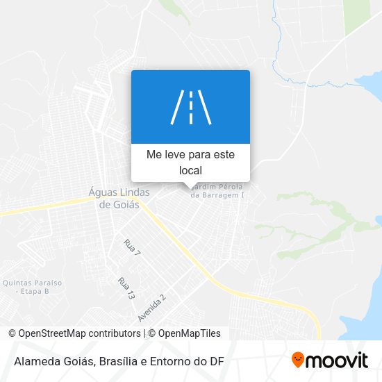Alameda Goiás mapa