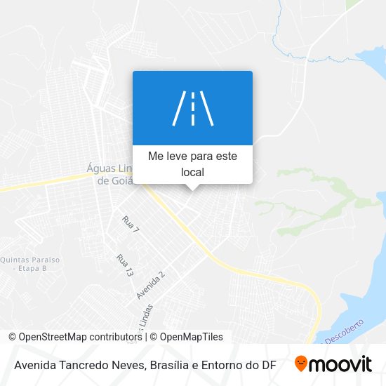 Avenida Tancredo Neves mapa