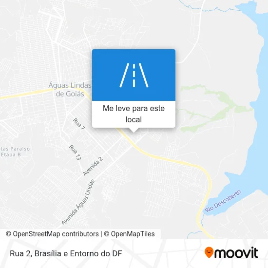 Rua 2 mapa