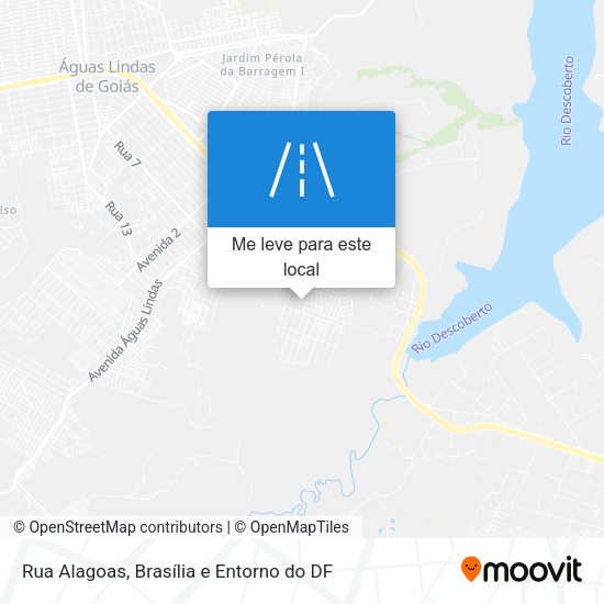 Rua Alagoas mapa