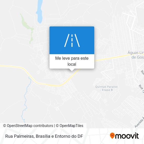 Rua Palmeiras mapa