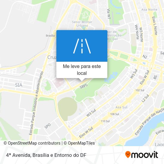 4ª Avenida mapa