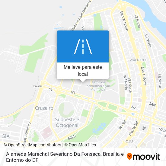 Alameda Marechal Severiano Da Fonseca mapa