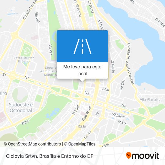 Ciclovia Srtvn mapa