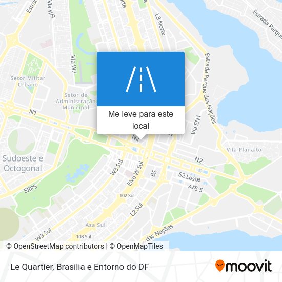 Le Quartier mapa