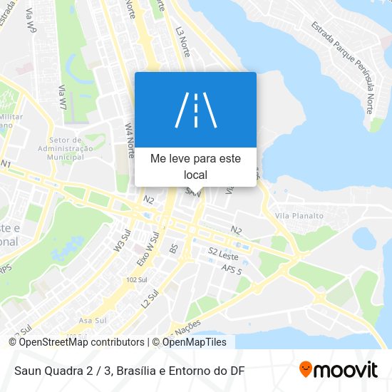 Saun Quadra 2 / 3 mapa