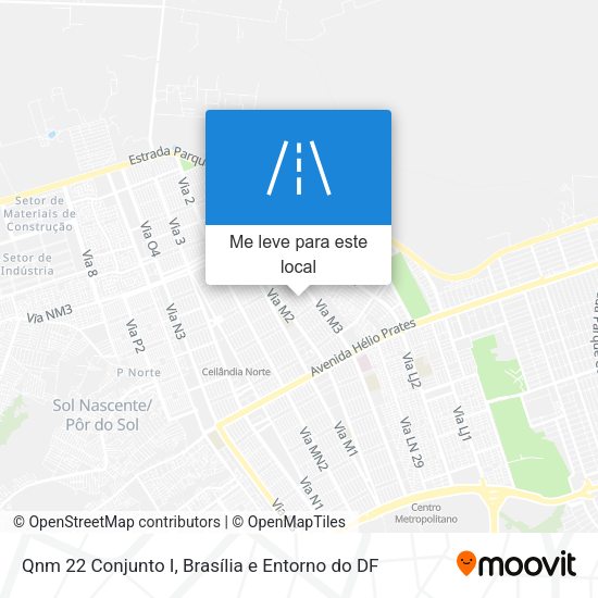 Qnm 22 Conjunto I mapa