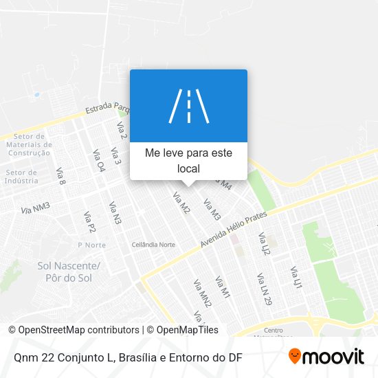 Qnm 22 Conjunto L mapa