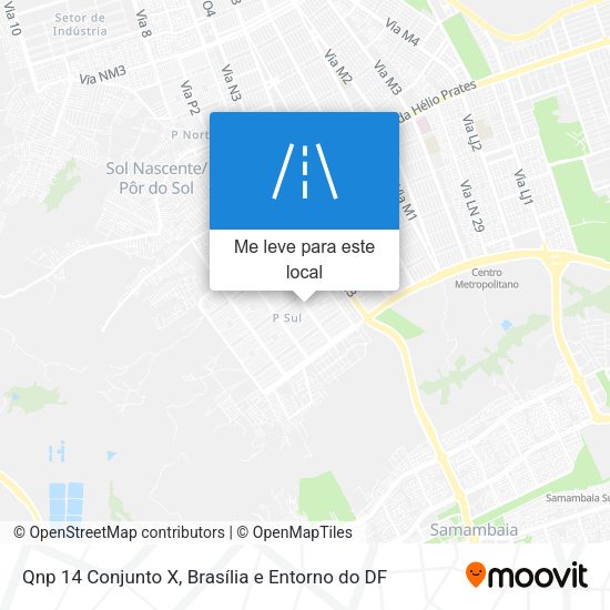 Qnp 14 Conjunto X mapa