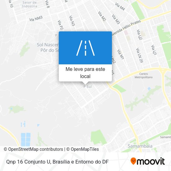 Qnp 16 Conjunto U mapa