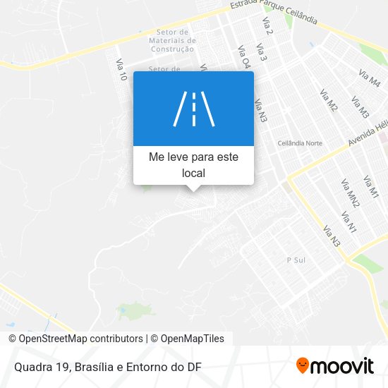 Quadra 19 mapa