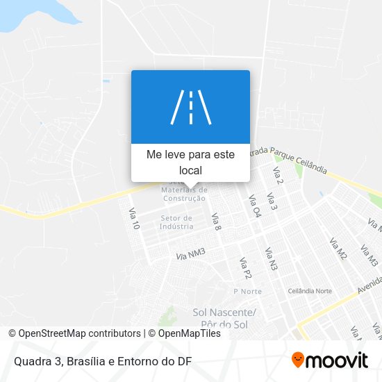 Quadra 3 mapa