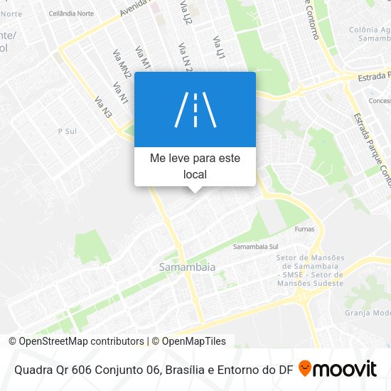 Quadra Qr 606 Conjunto 06 mapa