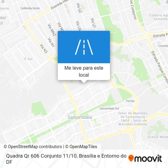 Quadra Qr 606 Conjunto 11/10 mapa