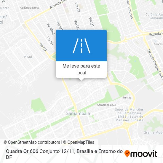 Quadra Qr 606 Conjunto 12/11 mapa