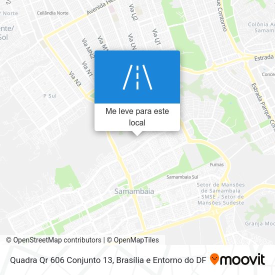 Quadra Qr 606 Conjunto 13 mapa